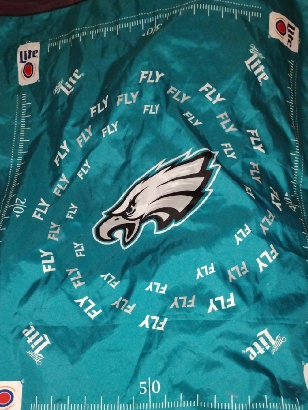 Philadelphia Eagles Teal Bandana with Fly Graphics